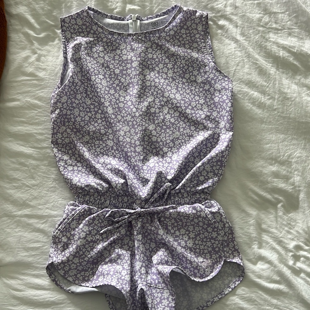 Albion jumpsuit- size 8- little girl- purple